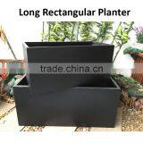 Outdoor Light Weight Long Rectangular Planter thumbnail-1