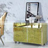 Elegant 304 Stainless Steel TV Cabinet And Coffee Table thumbnail-5