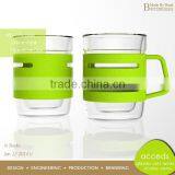 Custom Unbreakable Cappuccino 150ml Glass Cup thumbnail-6