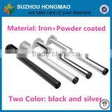 H710mm Black Powder Coated D60mm Height Adjustable Iron Table Legs thumbnail-2