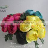 Decorative Seven Heads Flowers , Rose Making for Wedding, Fake Rose Table Centerpieces thumbnail-1
