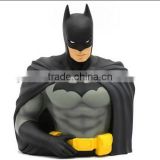 Batman Coin money saving box,Batman shape plastic money safe box, Hot sale plastic money saving box