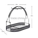 Wire Rack for Organizing 6*saucers & 6*cups & 6*spoons & 1*teapot or Coffee Pot/Espresso Set Rack /tea Set Display Stand thumbnail-4