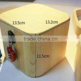 Eco-friendly Wood Locked Storage Box thumbnail-2