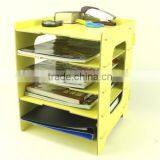 Office Desk Organizer, Wooden 5-Trays thumbnail-1