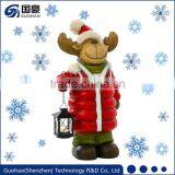 Garden Christmas Deer Statue, Christmas Deer Lanterns thumbnail-1