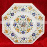 Handmade Marble Inlay Decorative Table Tops thumbnail-1