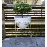 Steel Metal Type 16 Inches Flower Planter Stand for Display thumbnail-1