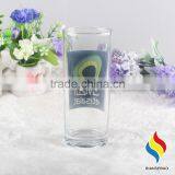 Custom Logo Printed Clear Cheap Drinking Glass Cup, Ice Cream Glass Cup thumbnail-2
