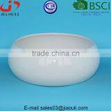 Decorative Display Bowl Round White/green Ceramic Succulent Plant Flower Planter Pot thumbnail-1