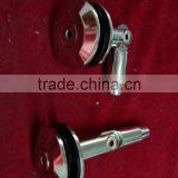 Stainless Steel Modern Tempered Glass Canopy Front Glass Bracket thumbnail-1