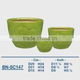 Vietnamese Ceramic Glazed Indoor Pot/ Indoor Planter BN-SC147 thumbnail-1