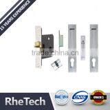 Europe Hole Flush Pulls 3 Lever Sliding Door Mortice Dead Lock thumbnail-1