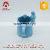 Factory Supply Lowest Price High Quality Bird on the Edge of Ceramic Mug,best Gift Coffee Mug