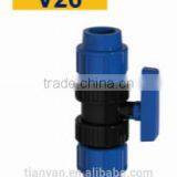 TY High Quality PP Compression Fittings TRUE UNION BALL VALVE Eco-friendly Cheap Price Full Size Factory Price List Discount thumbnail-2