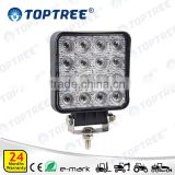 New LED 27w working light excavator auxiliary lights 10-30v tractor work lamp