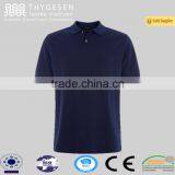 Hot Designed 2017 Summer 100% Cotton Pique Classic Collar Polo T-shirt for Men