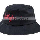 2015 New Design OEM 100% Cotton Black Bucket Hat thumbnail-2