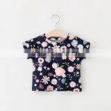 Baby Clothes Girl Dandelion Glasses Bike Pattern Tee Shirt thumbnail-2