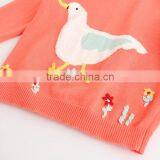 Fashon Designed Handmade Knitting Fabric Baby Sweater With Shoulder Button thumbnail-4