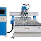 XJ1325 3d Wood Cnc Router 3 Heads Multi-spindle