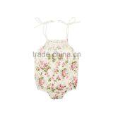 Flower Lace Baby Girl Romper Baby Floral Romper With Tassels thumbnail-3