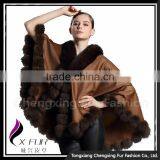 CX-B-P-22A 2016 Autumn Newest Fur Pashmina Shawl thumbnail-2