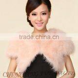 CX-G-B-219 2016 Women Apparel In Stock Women Fashion Turkey Fur Vest thumbnail-1