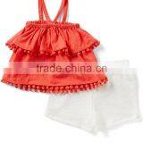 New Fashion Baby Clothes European Baba Suit Design 100%cotton Clothes of Two Pieces Toddler Clothing thumbnail-2