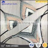 2017 Women's Sexy Classic Nylon Spandex Nice Print Triangle Bikini. thumbnail-2