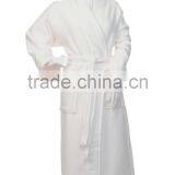 100% Premium Cotton Quick Dry Unisex Waffle Weave Bath Robe thumbnail-5