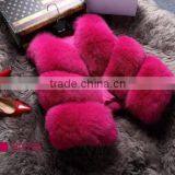 TJ-R-1 Custom Printed or Embroidery Sleeveless Fake Fur Vest thumbnail-5