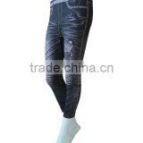 Jeans Printing Leggings Seamless Woman Underwear Ladies Seamless Leggings thumbnail-5