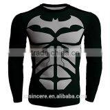 Men's Compression Long Sleeve T-shirt Running Cycling Base Tee Tops thumbnail-5