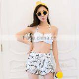 Custom Sexy Women's Patchwork Swimwear /Push Up Bikini Patchwork Bathing Suit Bandeau Beachwear thumbnail-5