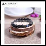 Wholesale Natural Lava Stone Bracelet thumbnail-1