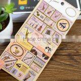 Pearl Paper Sticker Custom Cheap Postage Stamps Sticke With Gold Stamp Adhesive Sticker for Decoration thumbnail-2