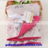 Different Fabric Double Side Fleeces Baby Blanket thumbnail-3