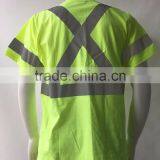 High Visibility Lime Short Sleeve CSA Z96 Reflective T-shirt thumbnail-2