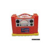 Red Portable Power Station With Led Working Light thumbnail-1