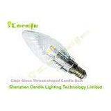 Ac 110v 3W E14 LED Candle Bulbs Dimmable , Beam Angle 360 Degree 24g CE thumbnail-1