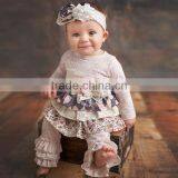 Mustard Pie New Design Boutique Kids Romper Fall Winter Toddler Baby Girl Romper thumbnail-4