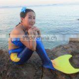 Wholesale Kids Beachwear Swimwear Mermaid Tail With Monofin Swim thumbnail-1