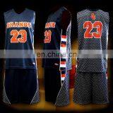 2017 Wholesale Customized Basketball Uniform Team Basketball Jerseys Sublimation Reversible Basketball Kits thumbnail-3