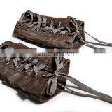 Steampunk Punk Rave Male Brown Shirt Wristband Set S-200 thumbnail-3