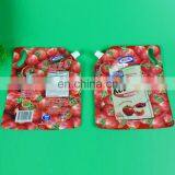 China Factory Wholesale Laminated Aluminum Foil Red Ketchup Liquid Packaging Stand up Spout Pouch thumbnail-3
