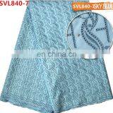 100% Cotton African Swiss Lace Fabric ,African Lace Cotton Fabric ,Swiss Cotton Lace Fabric for Men thumbnail-1
