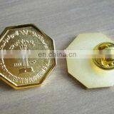 24K Gold Finish Saudi Arabia Lapel Pin thumbnail-1