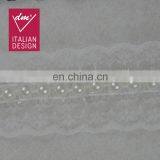 2017 Popular High Designs Black Beaded Pearl Lace Trim for Garment Decoration thumbnail-3