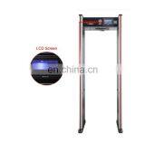 High Precision Infrared Temperature Sensor Walk Through Body Temperature Scanner